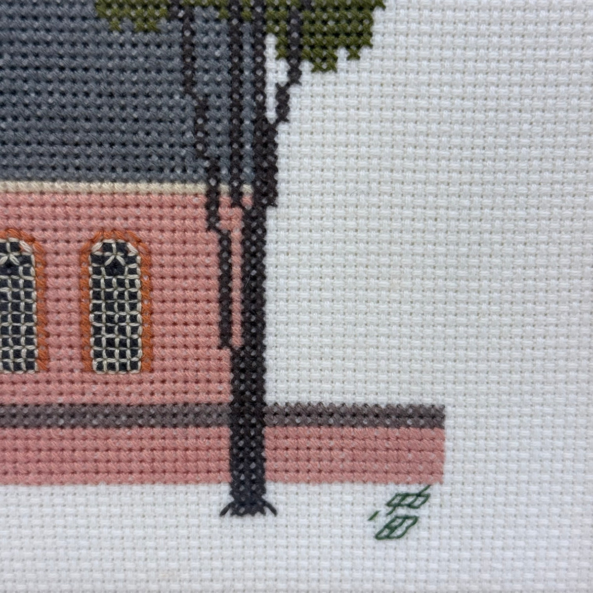 Colonial Williamsburg Cross Stitch Art Set of 2 1978/1980