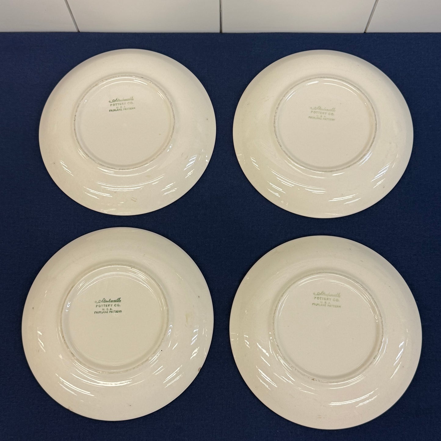 Steubenville Pottery Fairlane Plate & Bowl, Serves 4