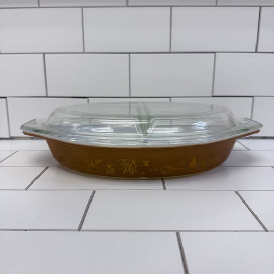 Pyrex Early American Casserole Dish, 1.5 Quart