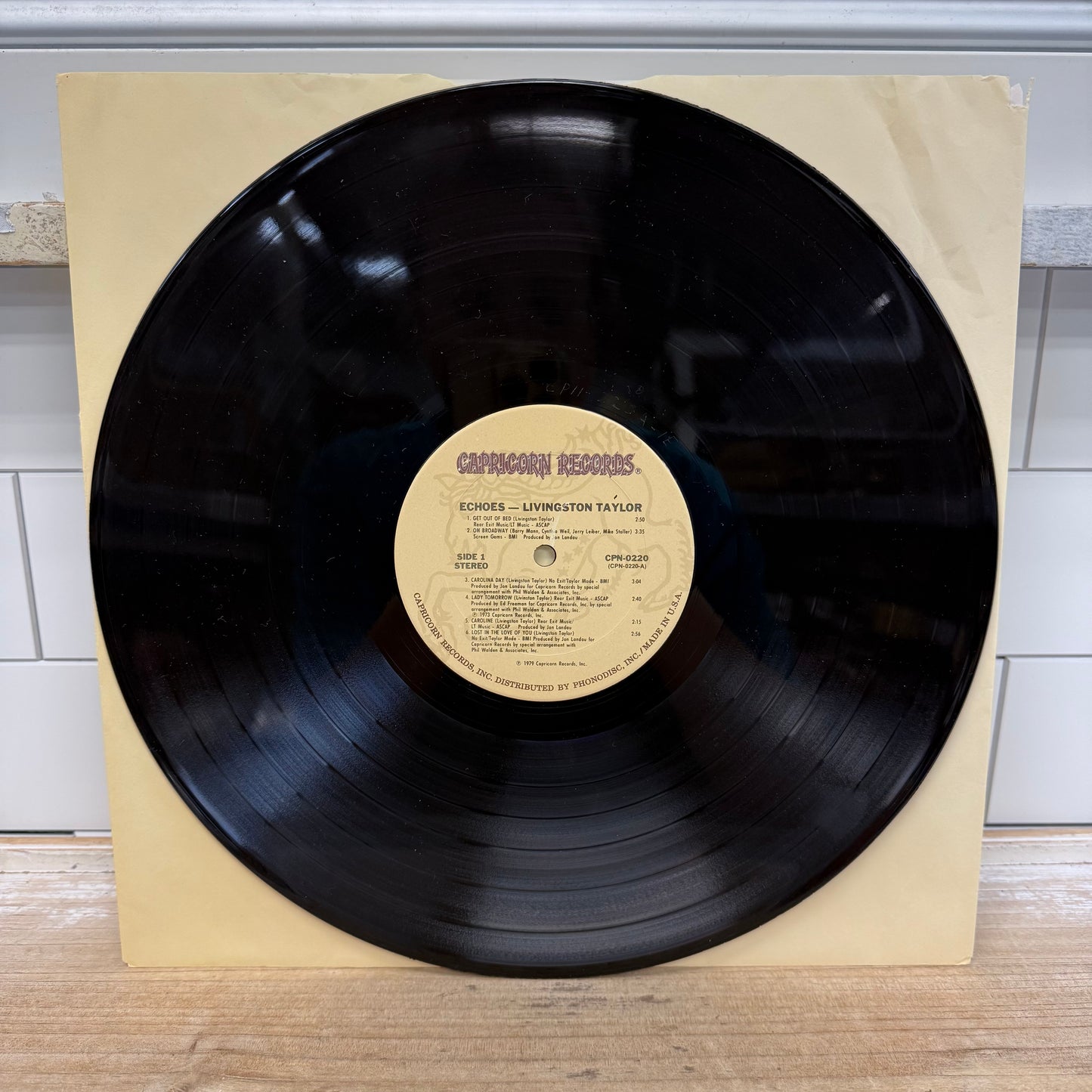 Livingston Taylor Echoes Vinyl Record LP 1979