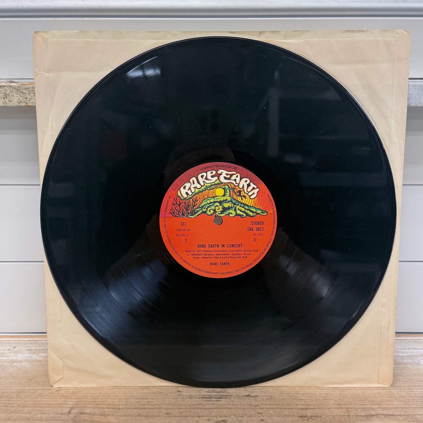 Rare Earth In Concert Double Vinyl Record LP 1971 #SRE 3011