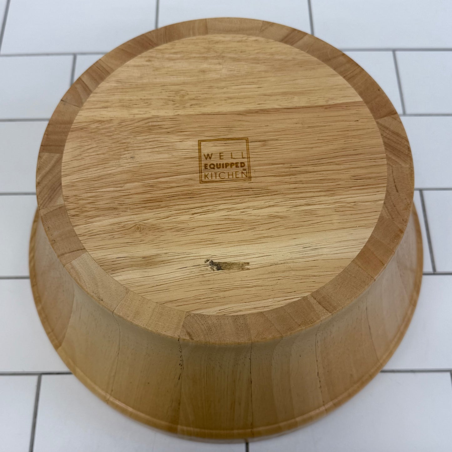 Well Equipped Kitchen Staved Bowl, Wooden