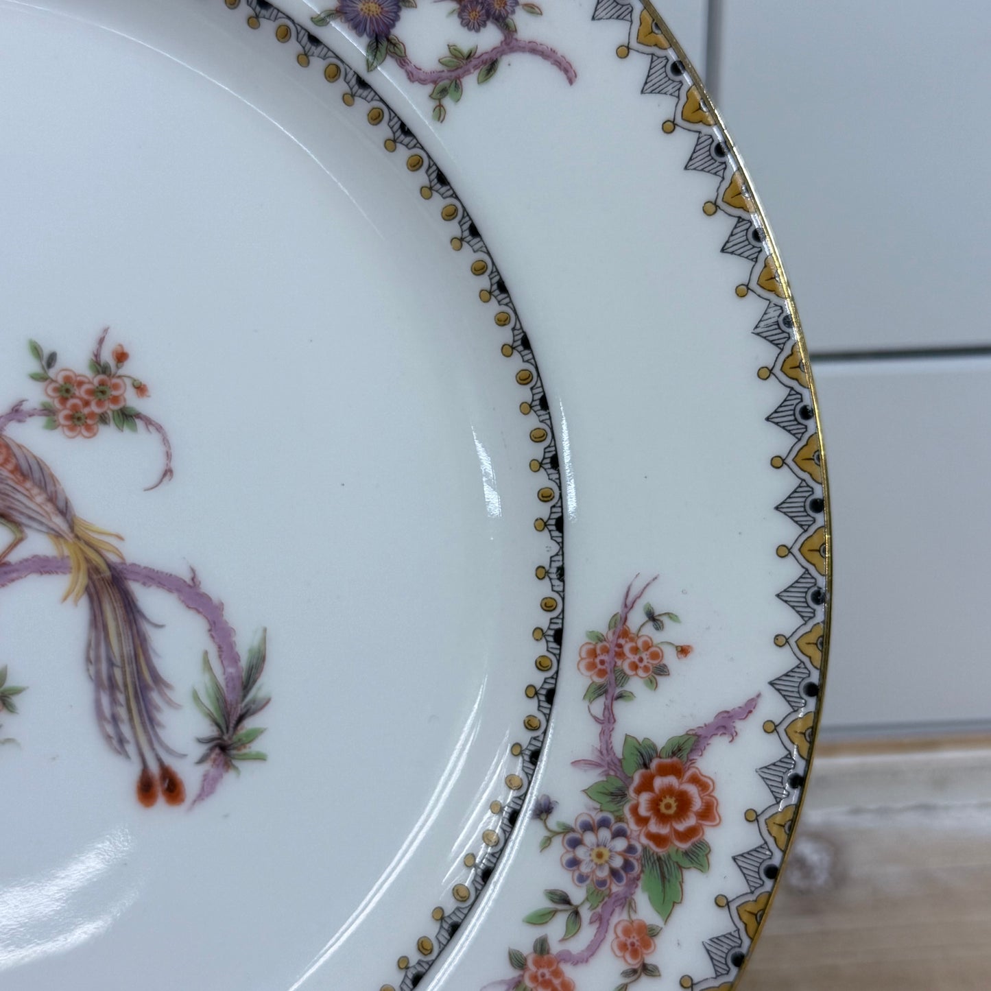 Bawo & Dotter Elite Works Limoges Bird Plate France 1900s