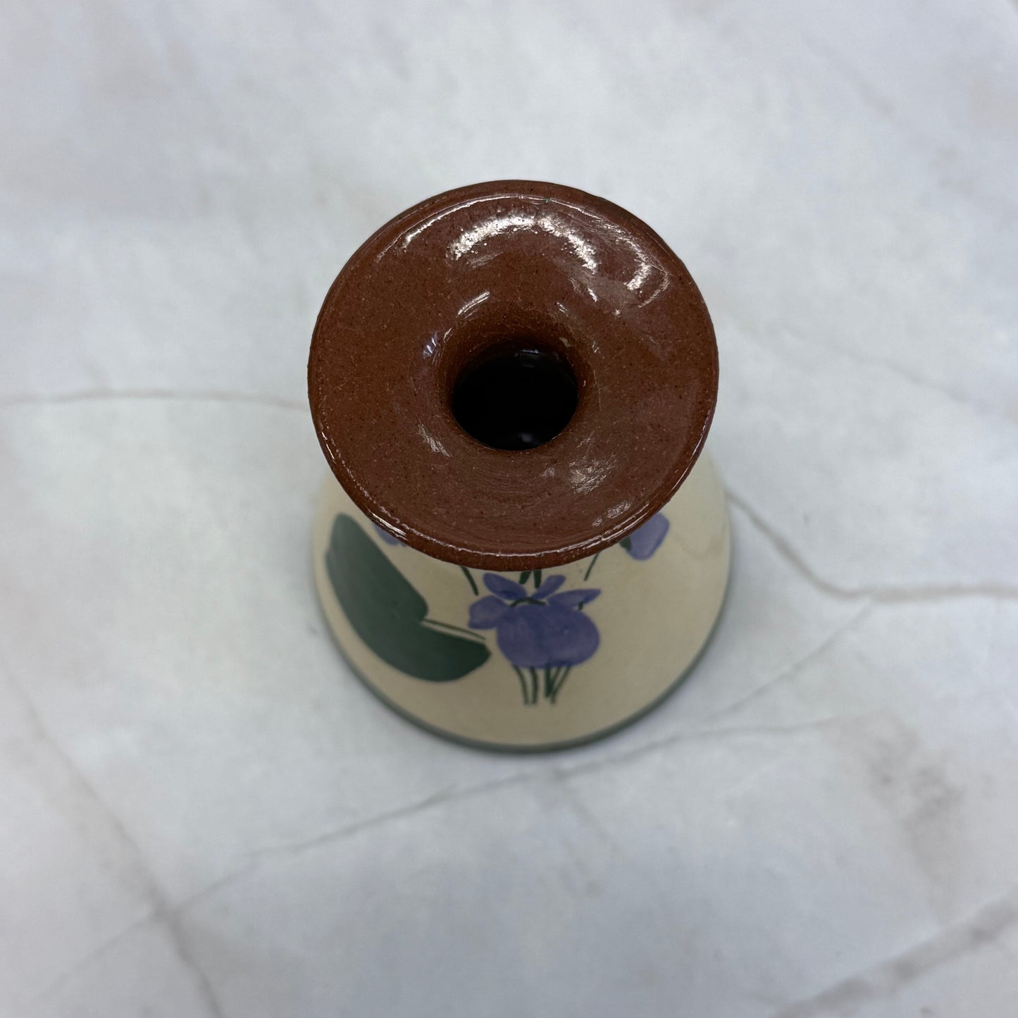 Torquay Pottery Devon Violets Perfume Bottle, Mottoware