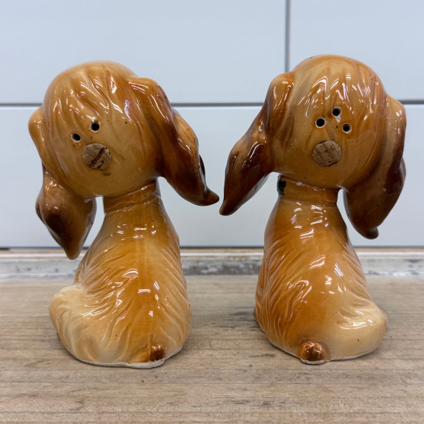Commodore Cocker Spaniel Salt & Pepper Shakers Japan Set 2