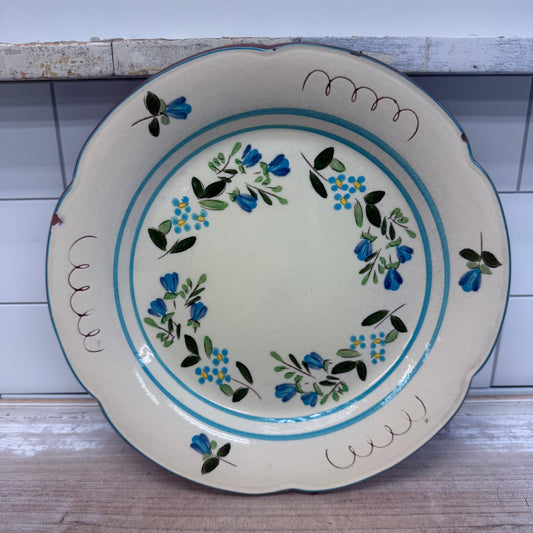 Stangl Pottery Dinner Plate, Petite Flowers Glazed Dish