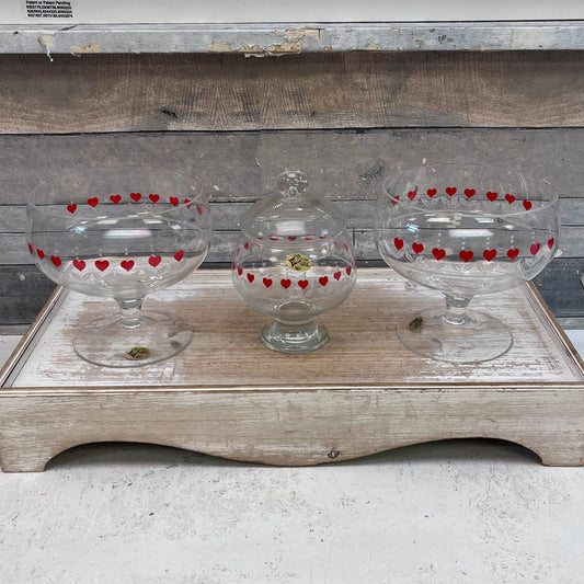 Action Industries Crystal Compotes, Set of 3