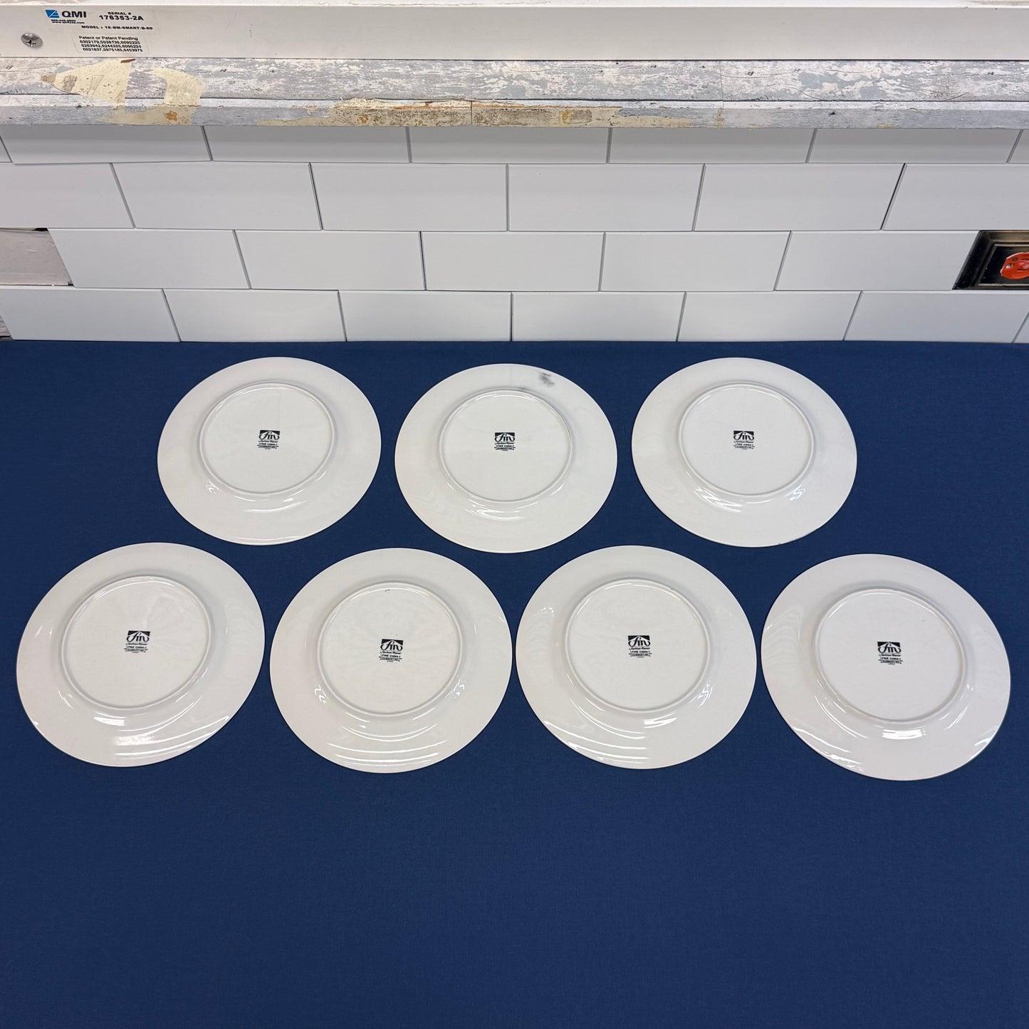 Fashion Manor Summertime Fine China Plates Set of 7 Japan
