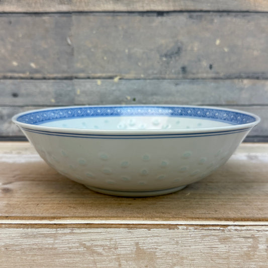 Tienshan Rice Flower Porcelain Bowl , Vintage 1980s