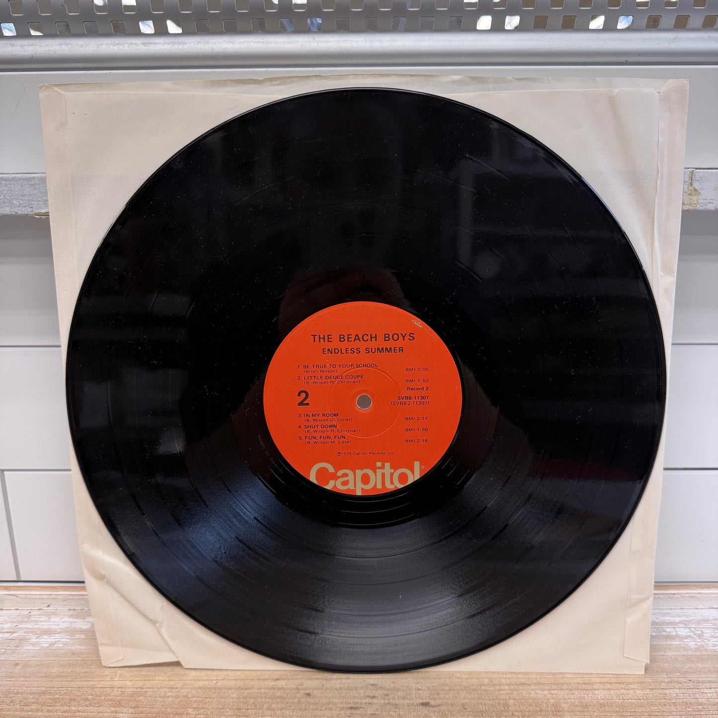 Beach Boys Endless Summer 1974 Double Vinyl LP w Poster