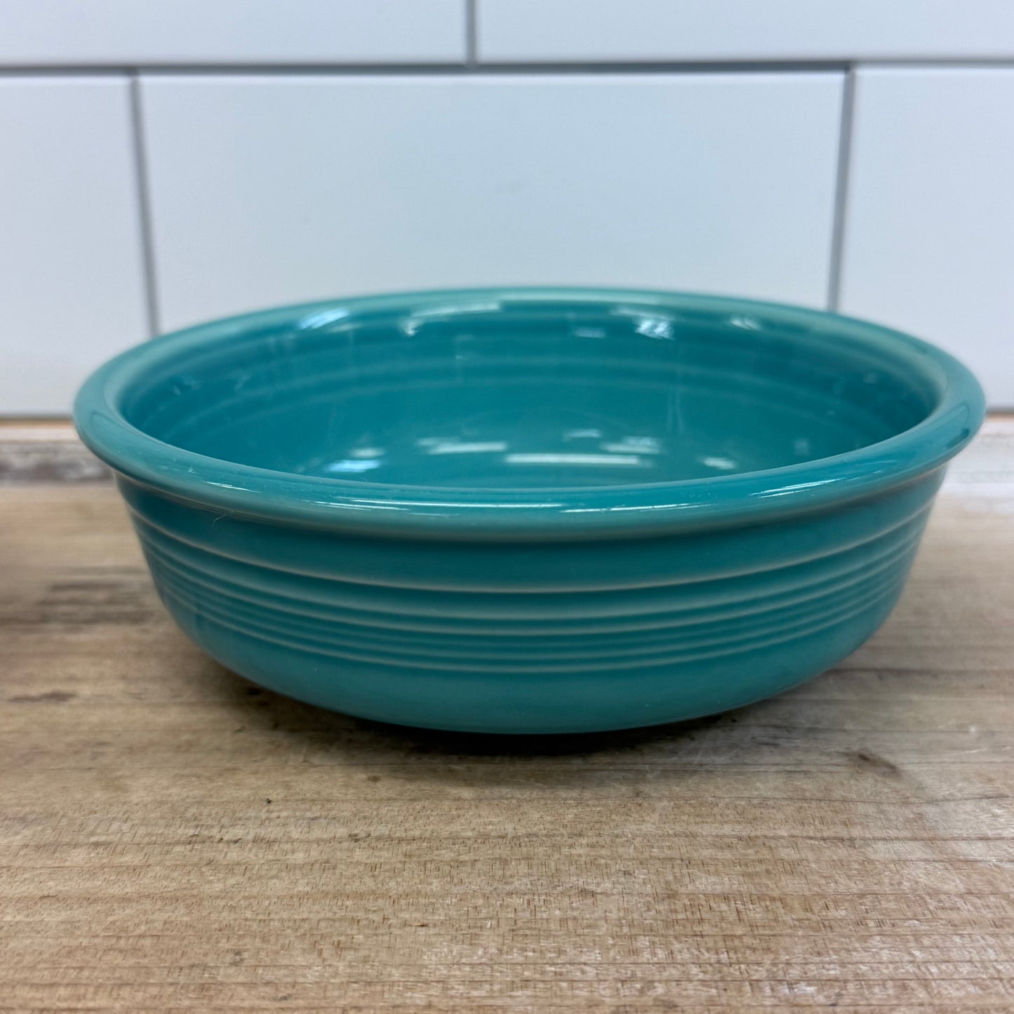 Fiesta Ivory & Turquoise Bowls Set of 2 HLC USA