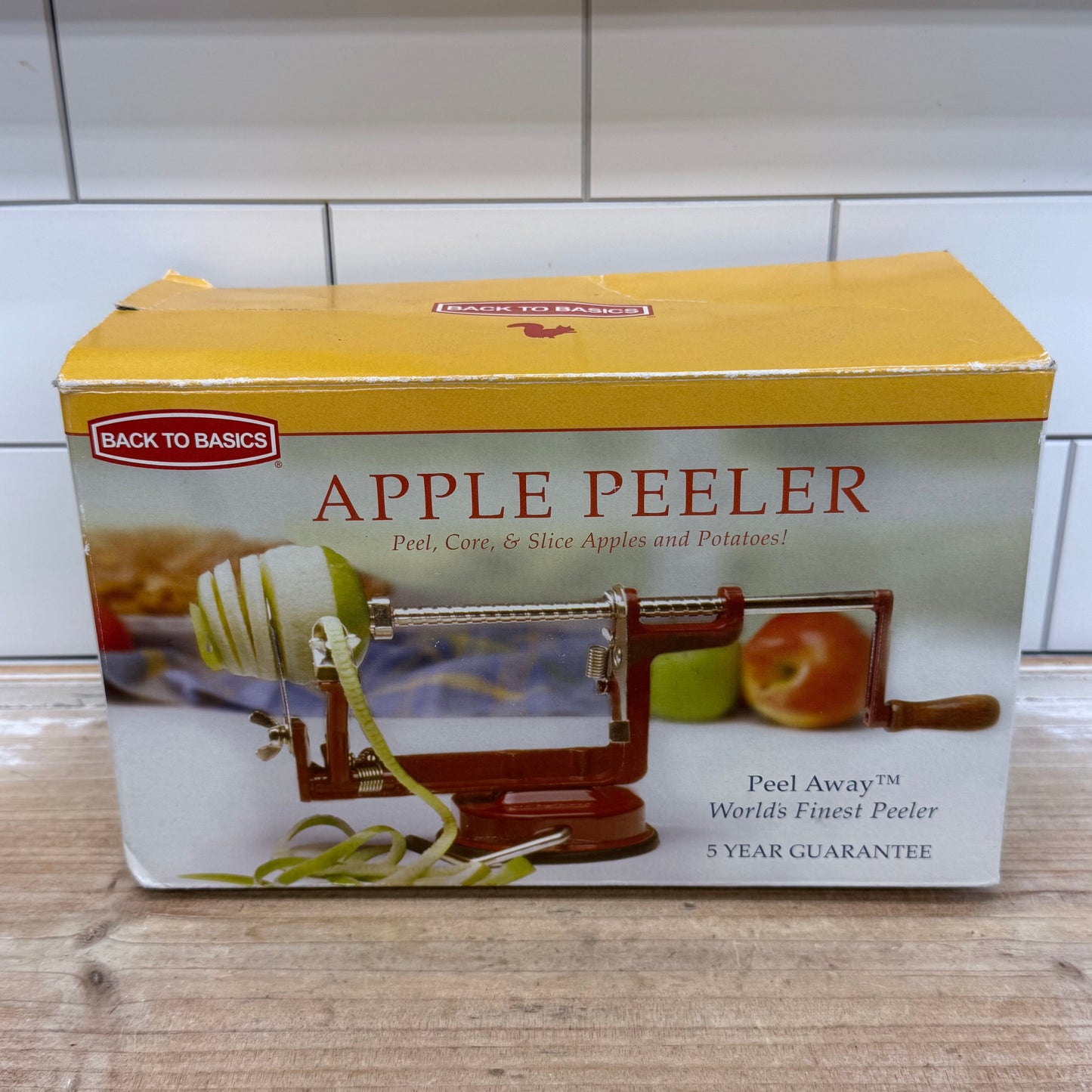 Back to Basics Peel Away Apple & Potato Peeler