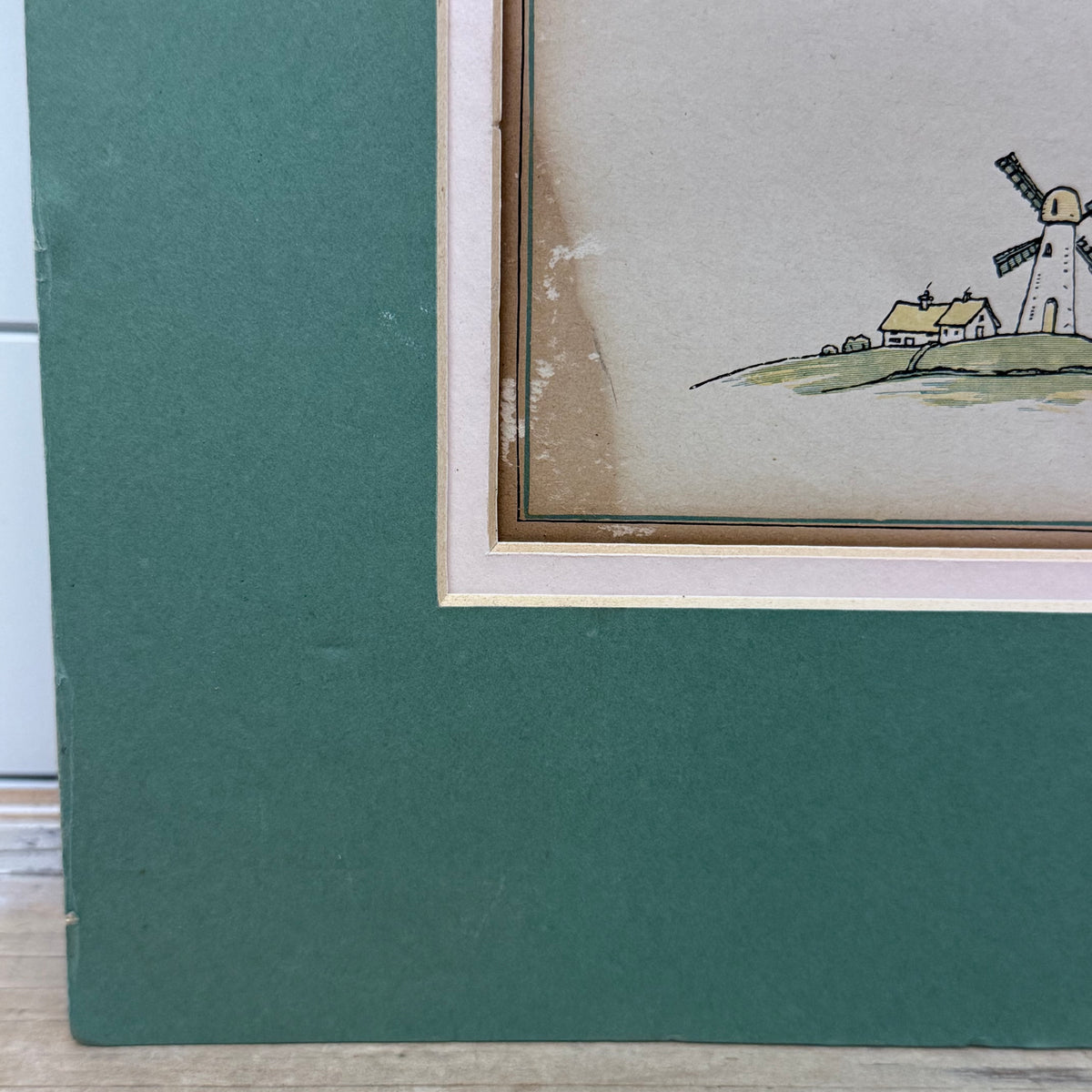 Kate Greenaway Little Miss Patty & Master Paul Print c.1880