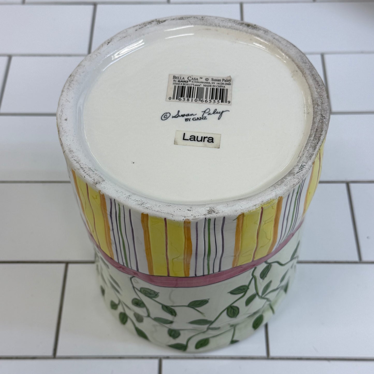 Susan Paley Laura Bella Casa Figural Ceramic Cookie Jar