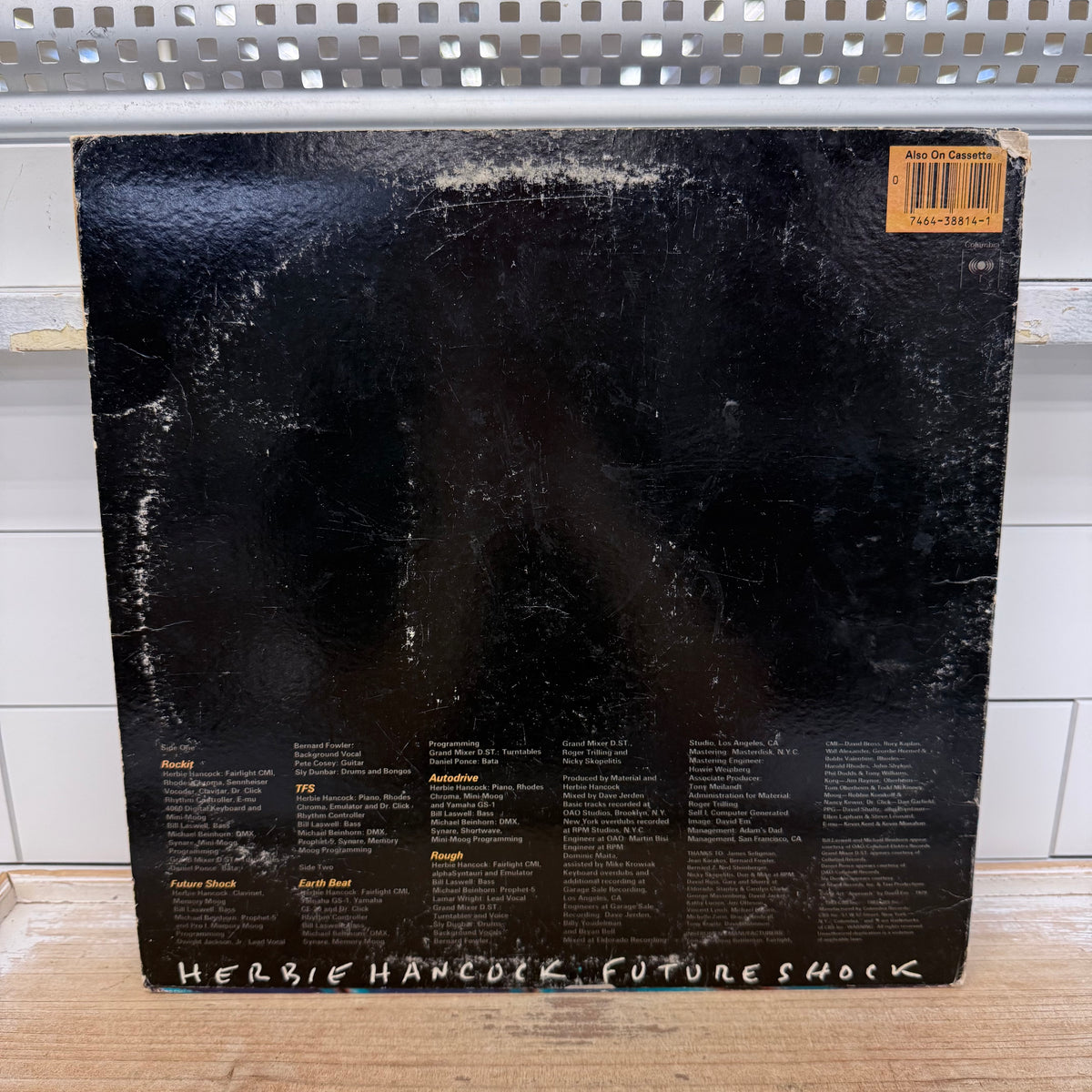 Herbie Hancock Future Shock Vinyl LP 1983 -- FC 38814