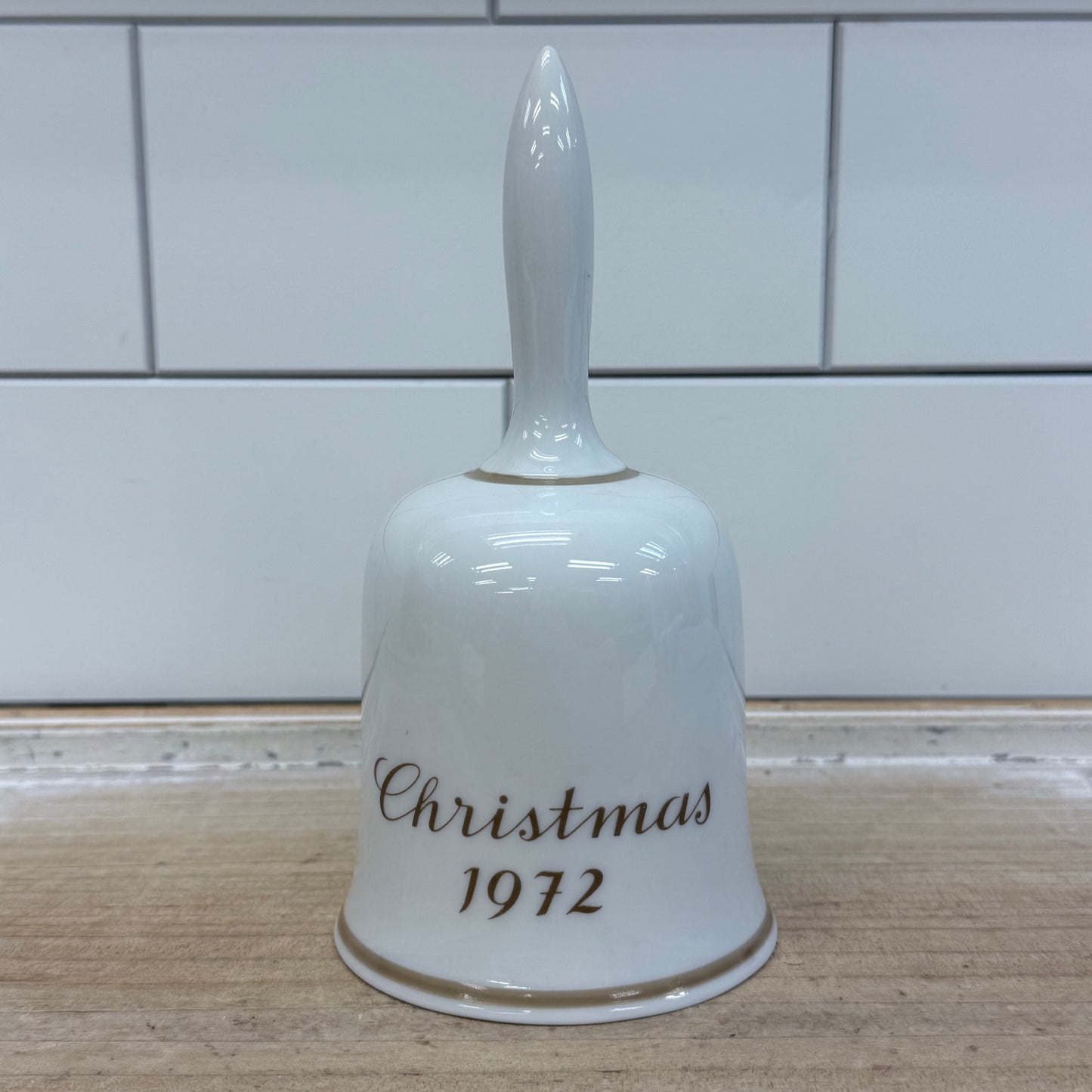 Schmid Hummel Bell, Porcelain Christmas 1972