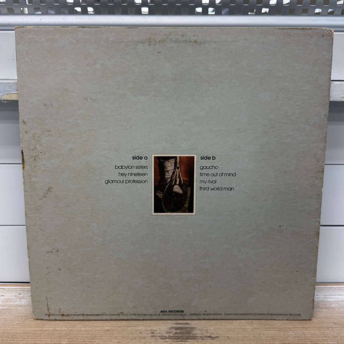 Steely Dan Gaucho Vinyl Record, 1980 – MCA Records MCA-6102
