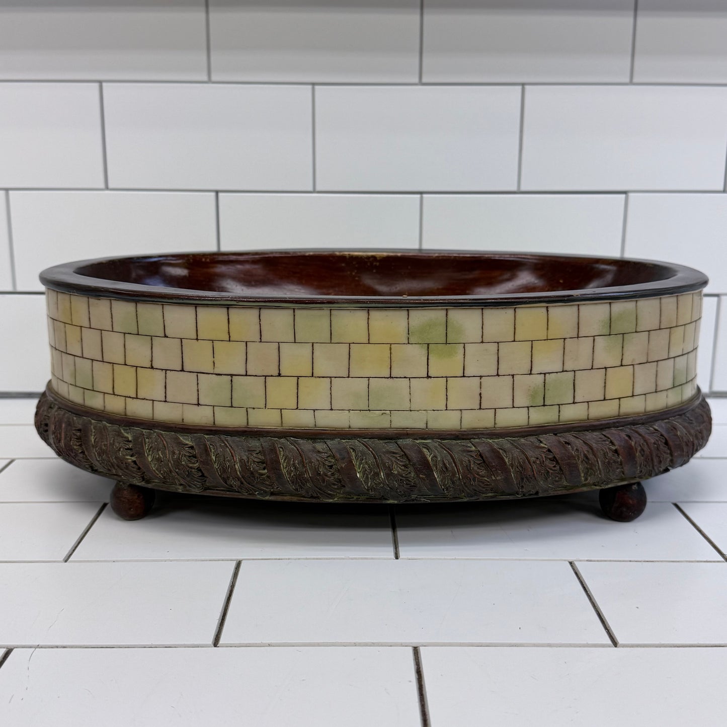 Mastercraft Hollywood Regency Centerpiece Bowl
