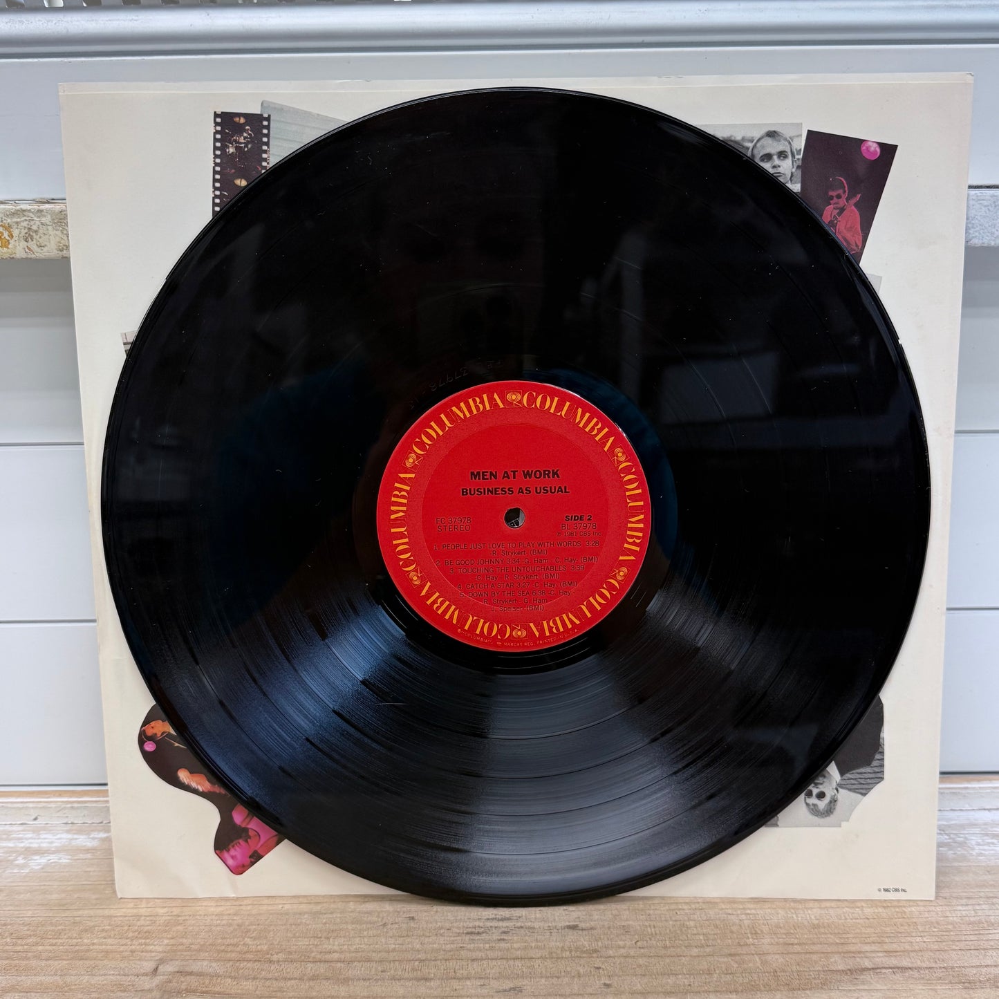 Men at Work Business as Usual Vinyl Record 1982 LP