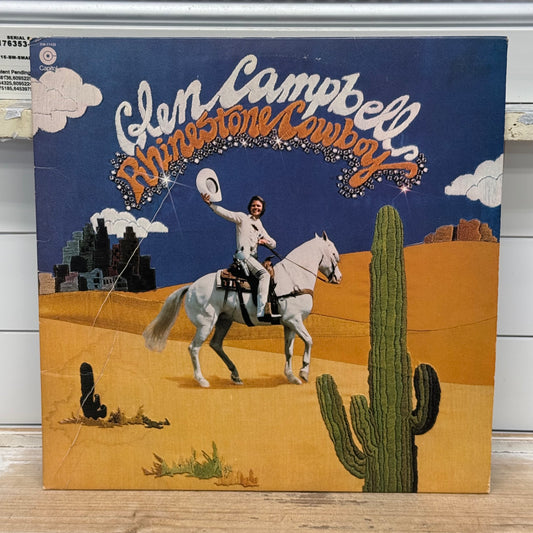 Glen Campbell Rhinestone Cowboy Vinyl Record, 1975 - SW-11430