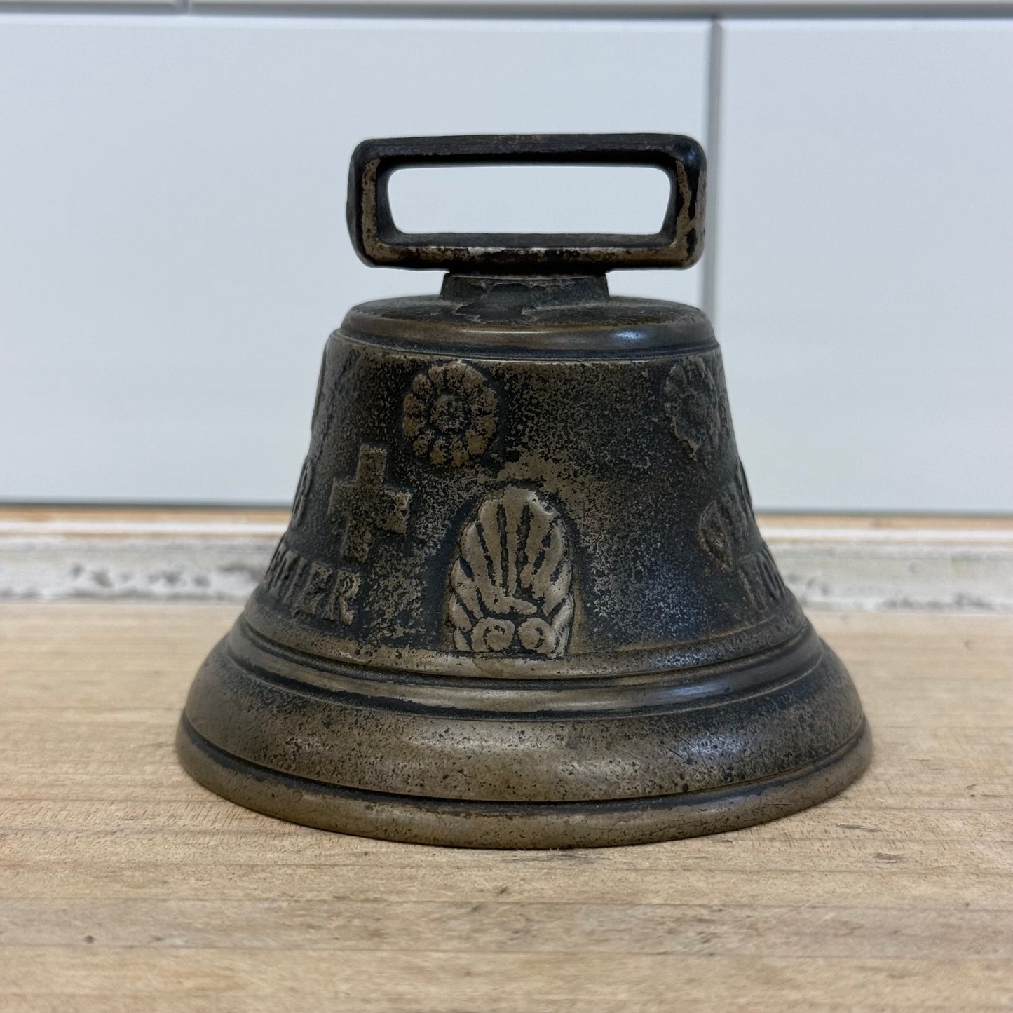 Swiss Saignelégier 1878 Cow Bell Metal Souvenir Bell Vintage
