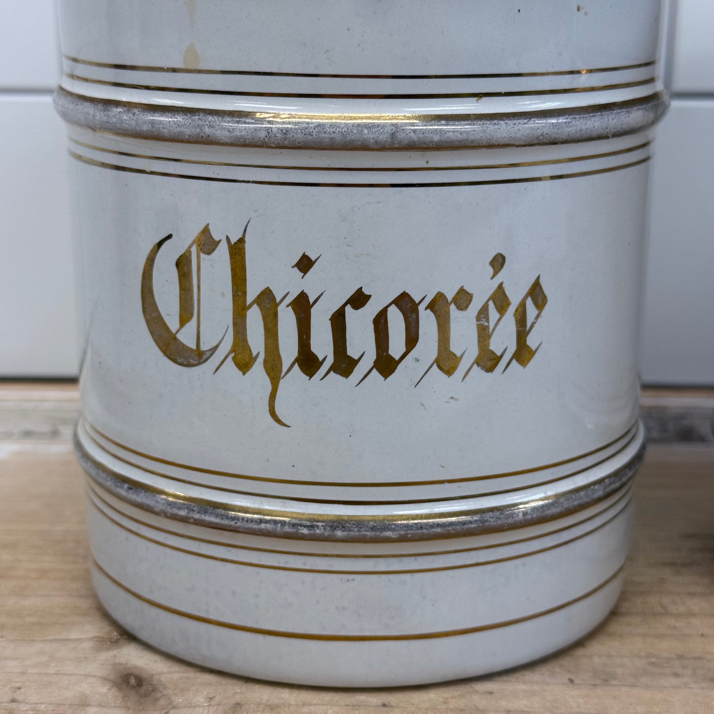 Enamelware Coffee & Chicory Canisters Set of 2