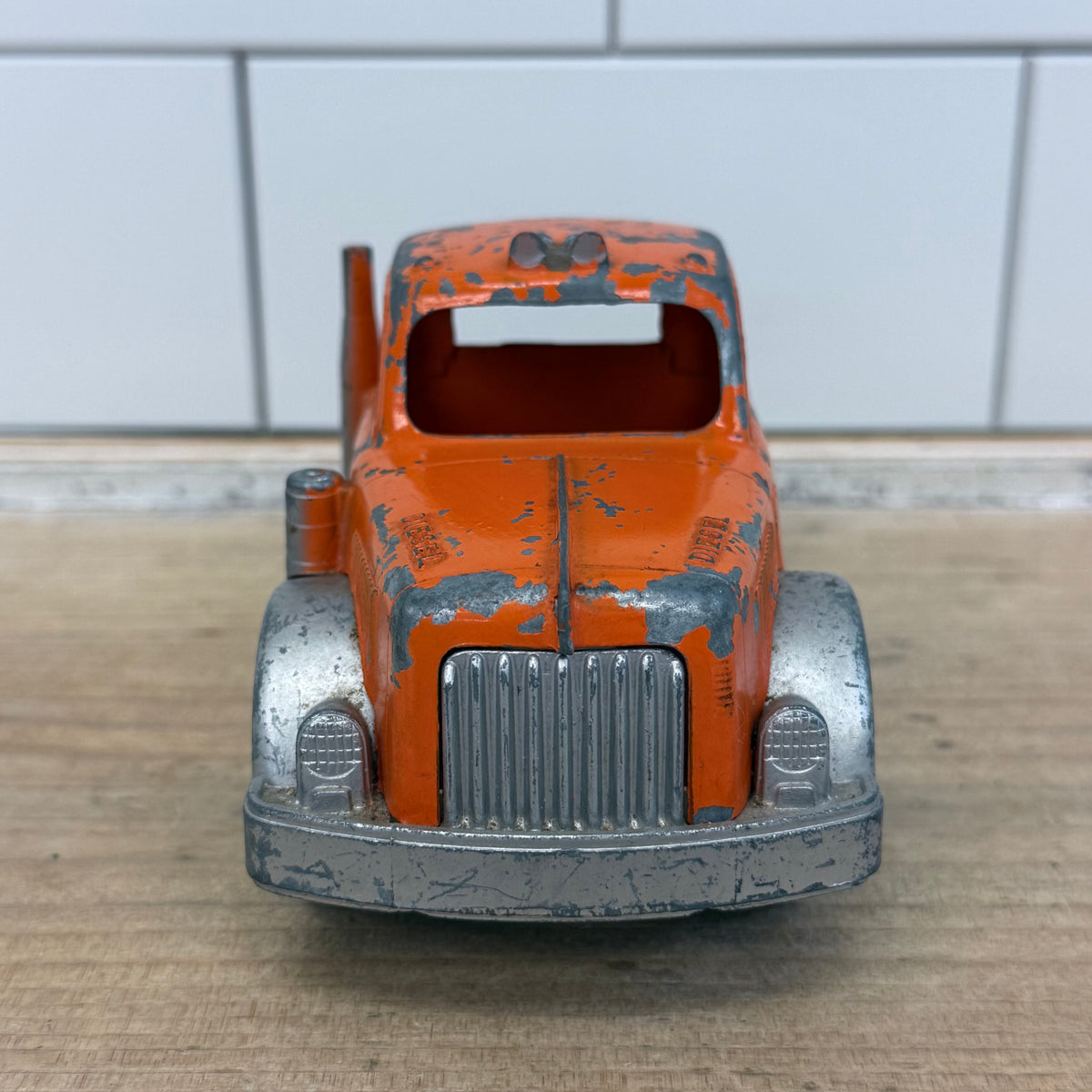 Hubley Kiddie Toy #492 Diesel Truck Cab Die Cast USA