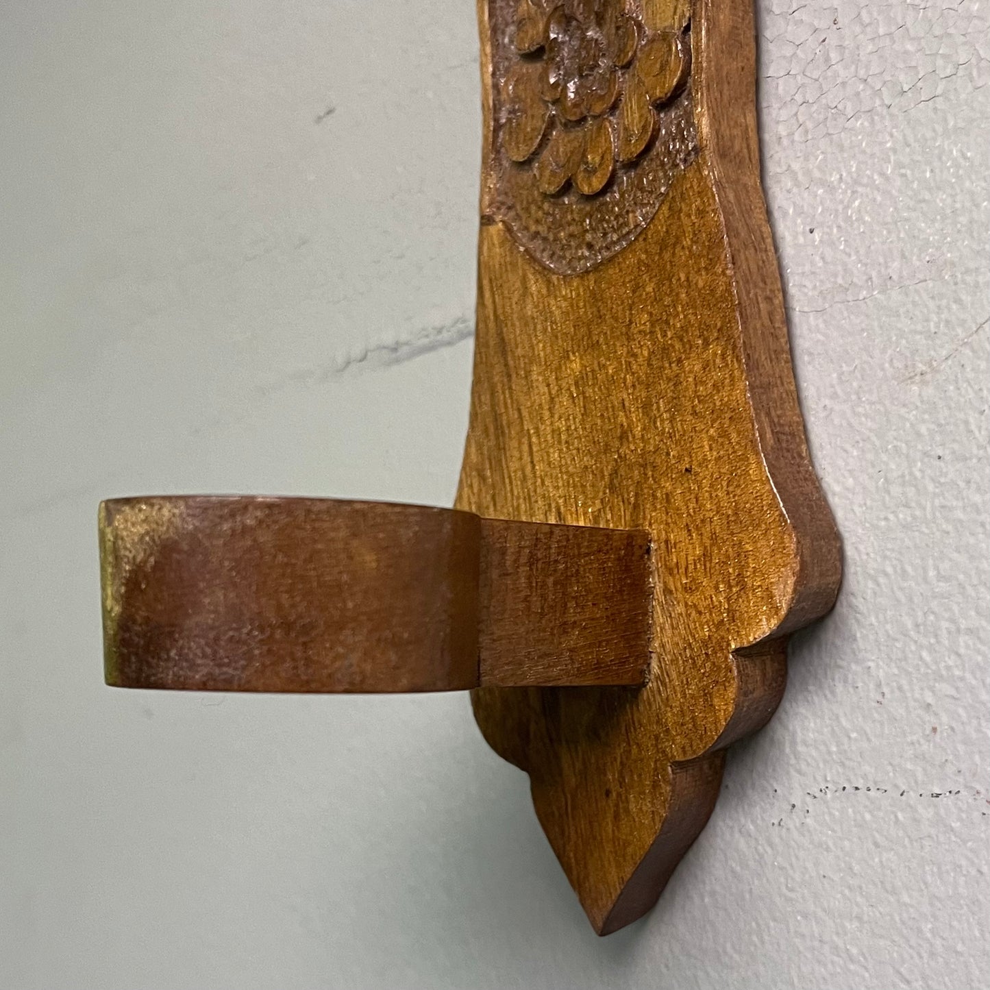 Golpayegan Hand Carved Candlestick Holder Wall Sconce
