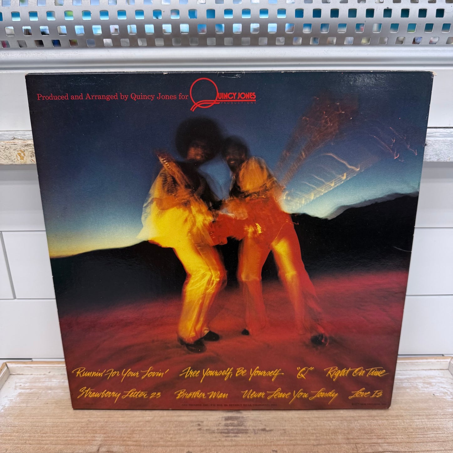 The Brothers Johnson Right on Time Vinyl Record 1977 #SP-4644
