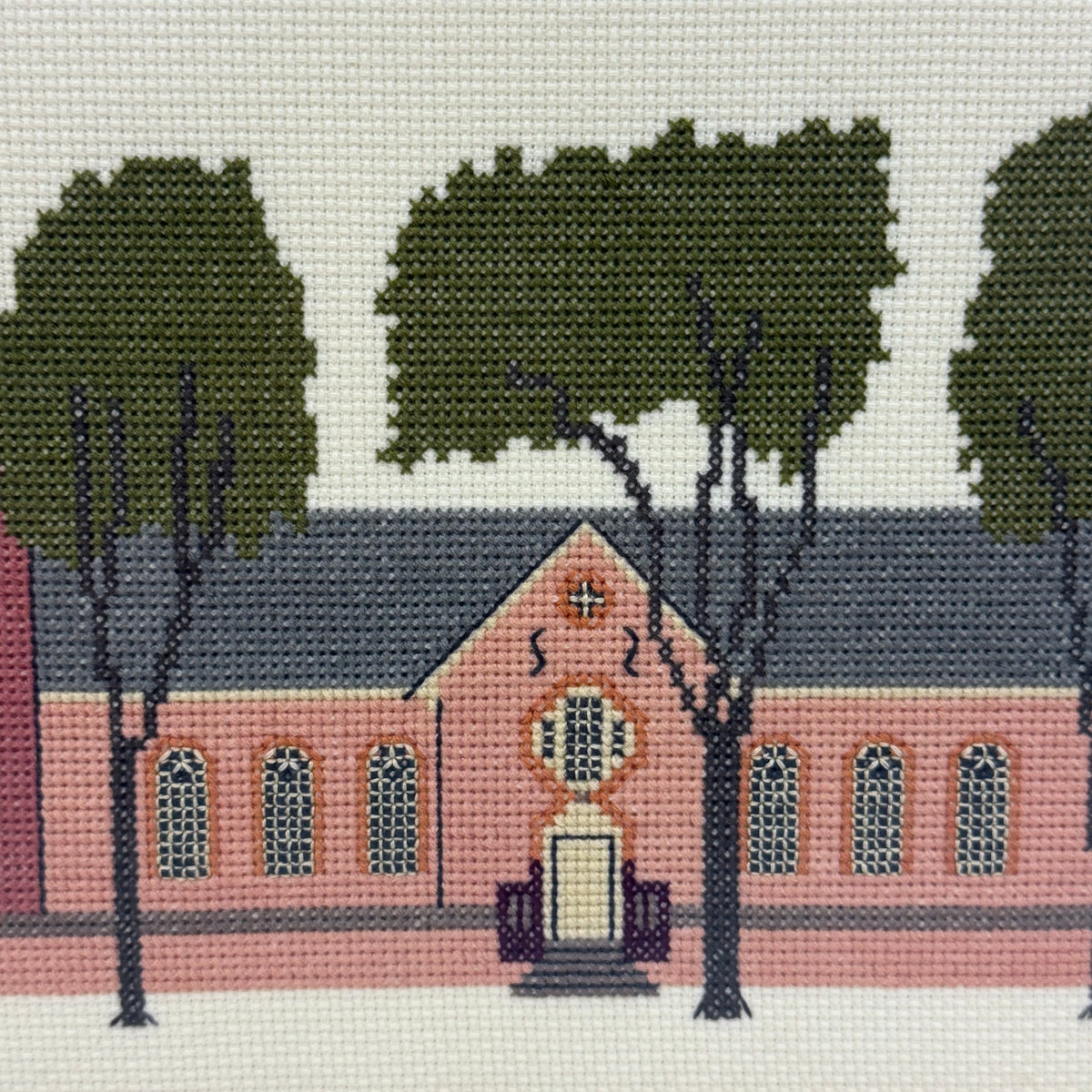 Colonial Williamsburg Cross Stitch Art Set of 2 1978/1980