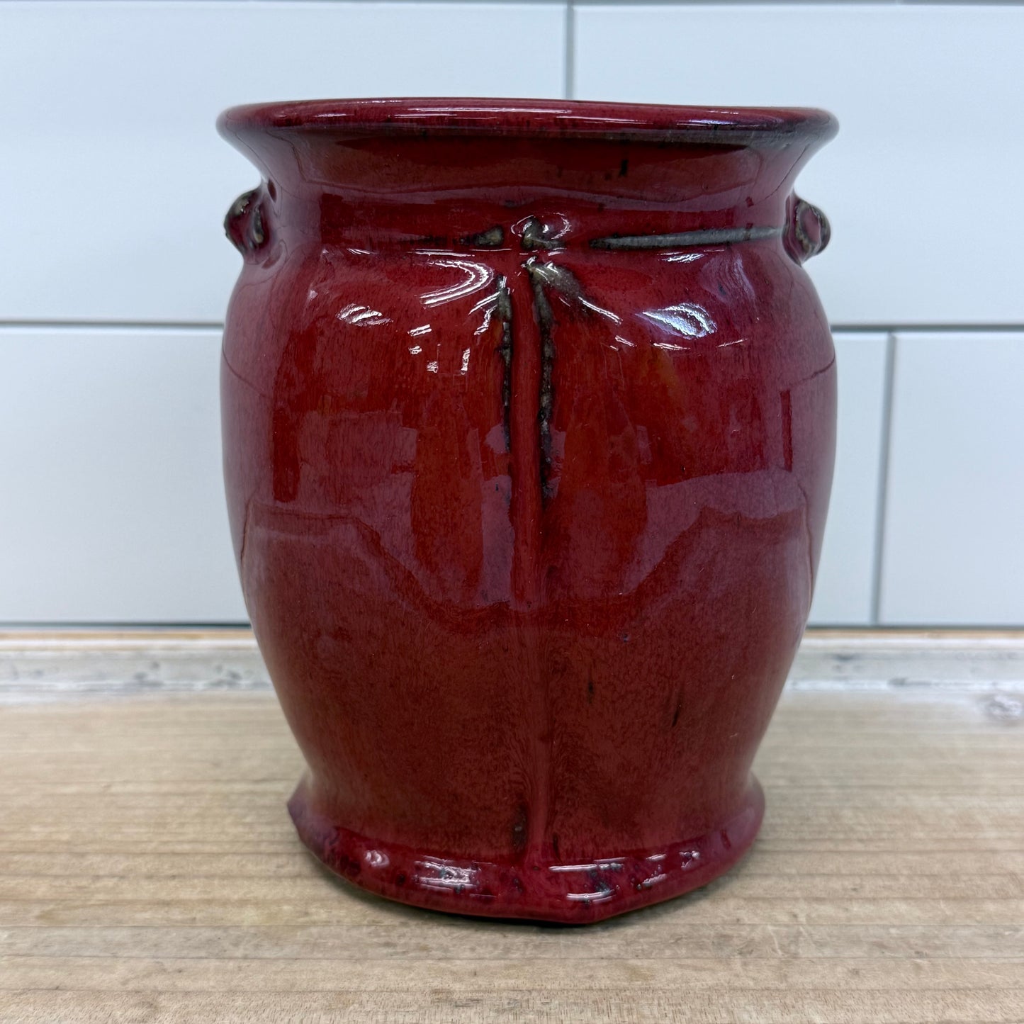 Renee Altman Signed 2001 Studio Pottery Vase Glazed