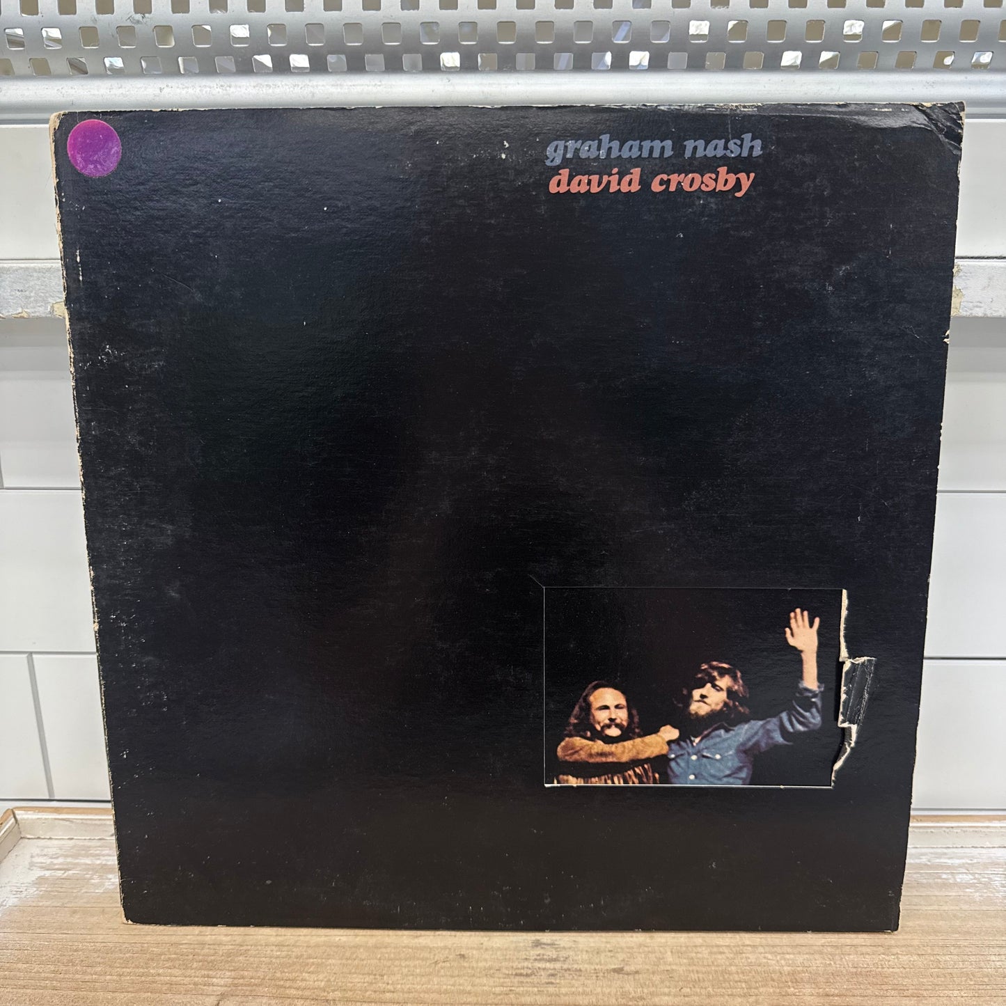 Graham Nash David Crosby Self Titled Vinyl Record 1972