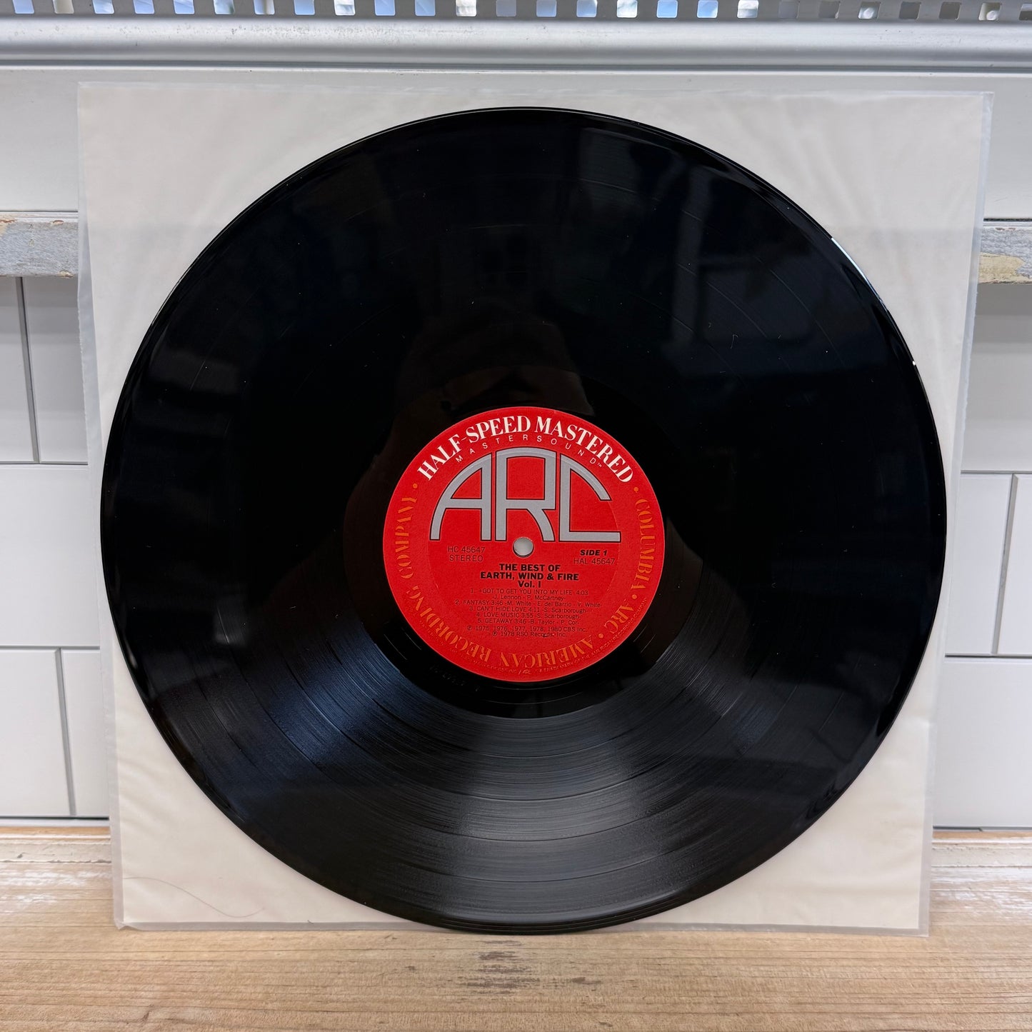 The Best of Earth Wind & Fire Vol. 1 Vinyl Record LP 1980 #HC 45647
