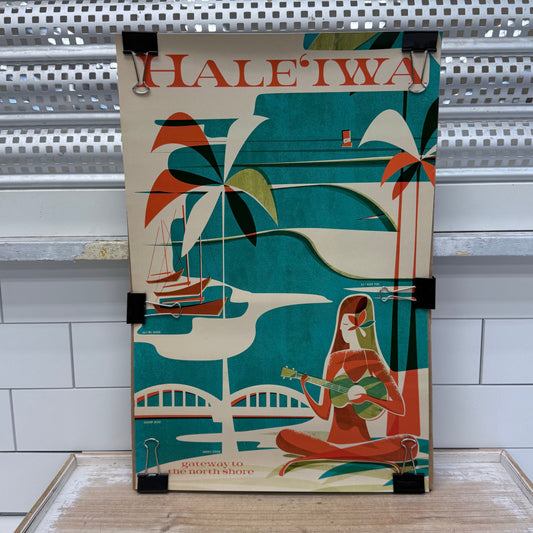 Nick Kuchar Haleiwa Wahine North Shore Art Print