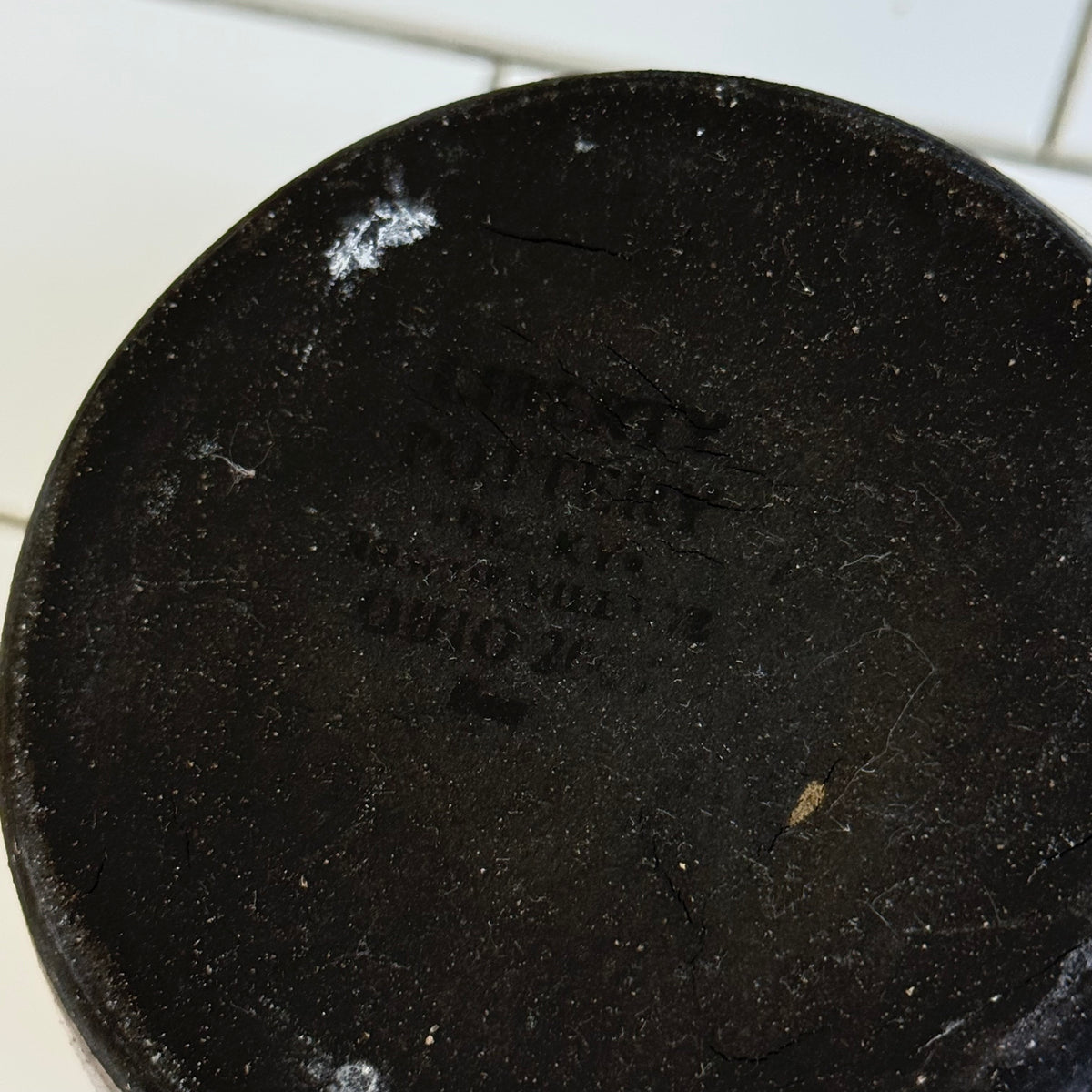 Liberty Pottery Ohio Brown Stoneware Crock