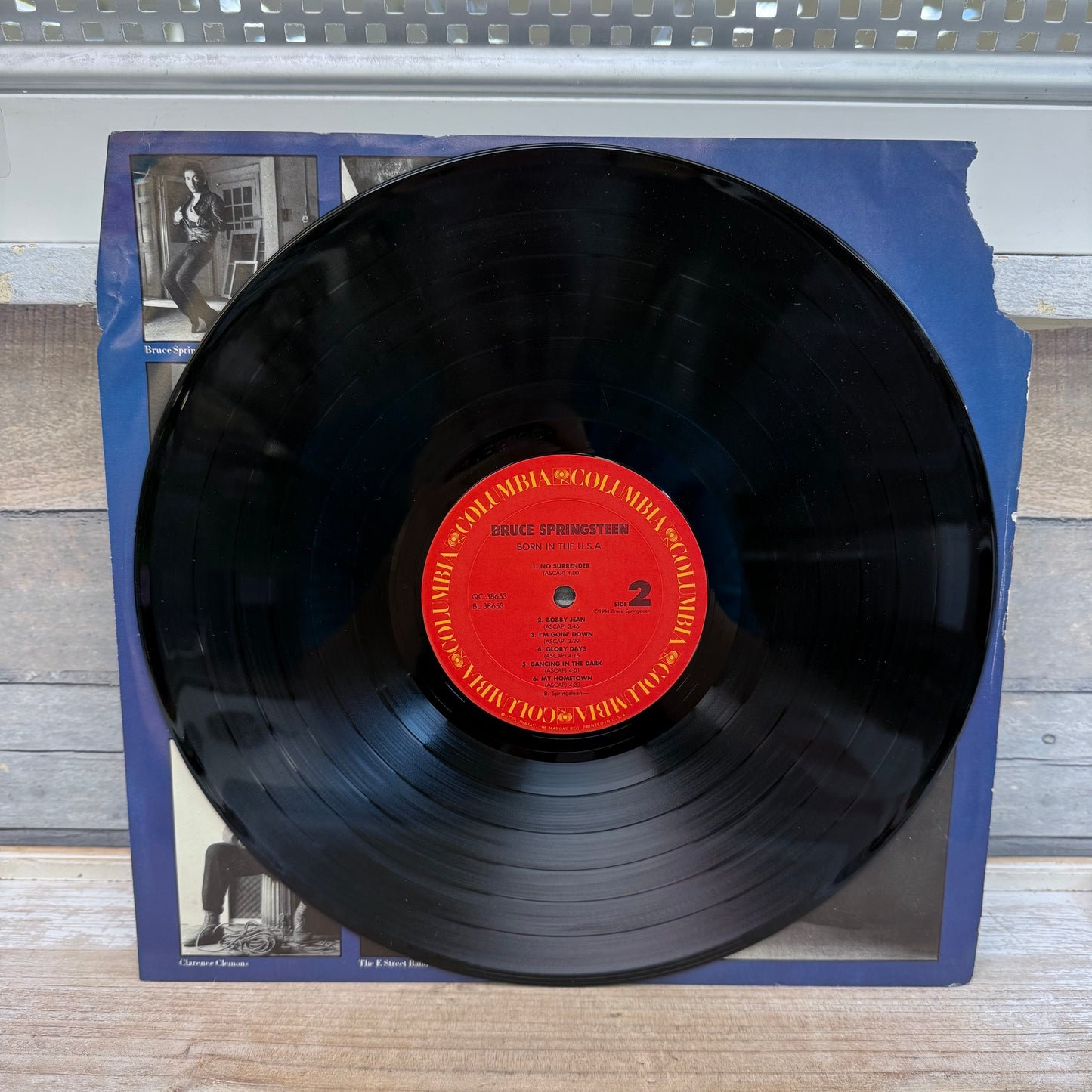 Bruce Springsteen Born in the U.S.A. Vinyl Record, 1984