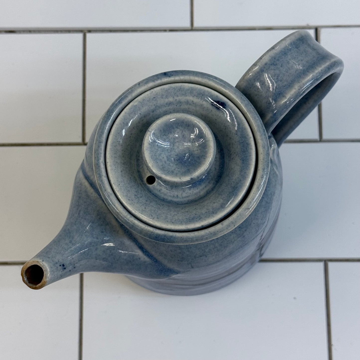 Studio Art Pottery Drip Glaze Teapot, Ceramic