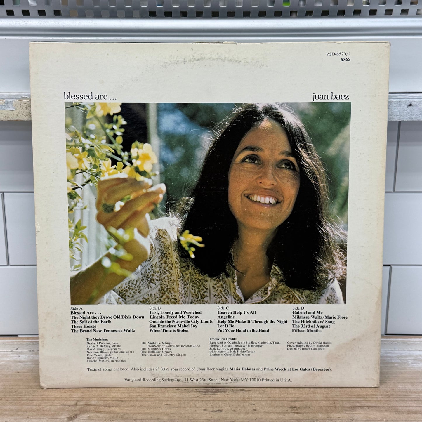 Joan Baez Blessed Are... Double Vinyl Record LP 1971 #VSD-6571/2