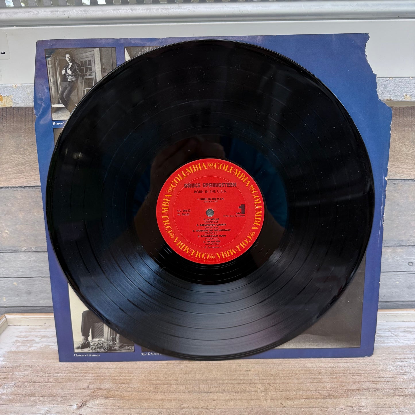 Bruce Springsteen Born in the U.S.A. Vinyl Record, 1984