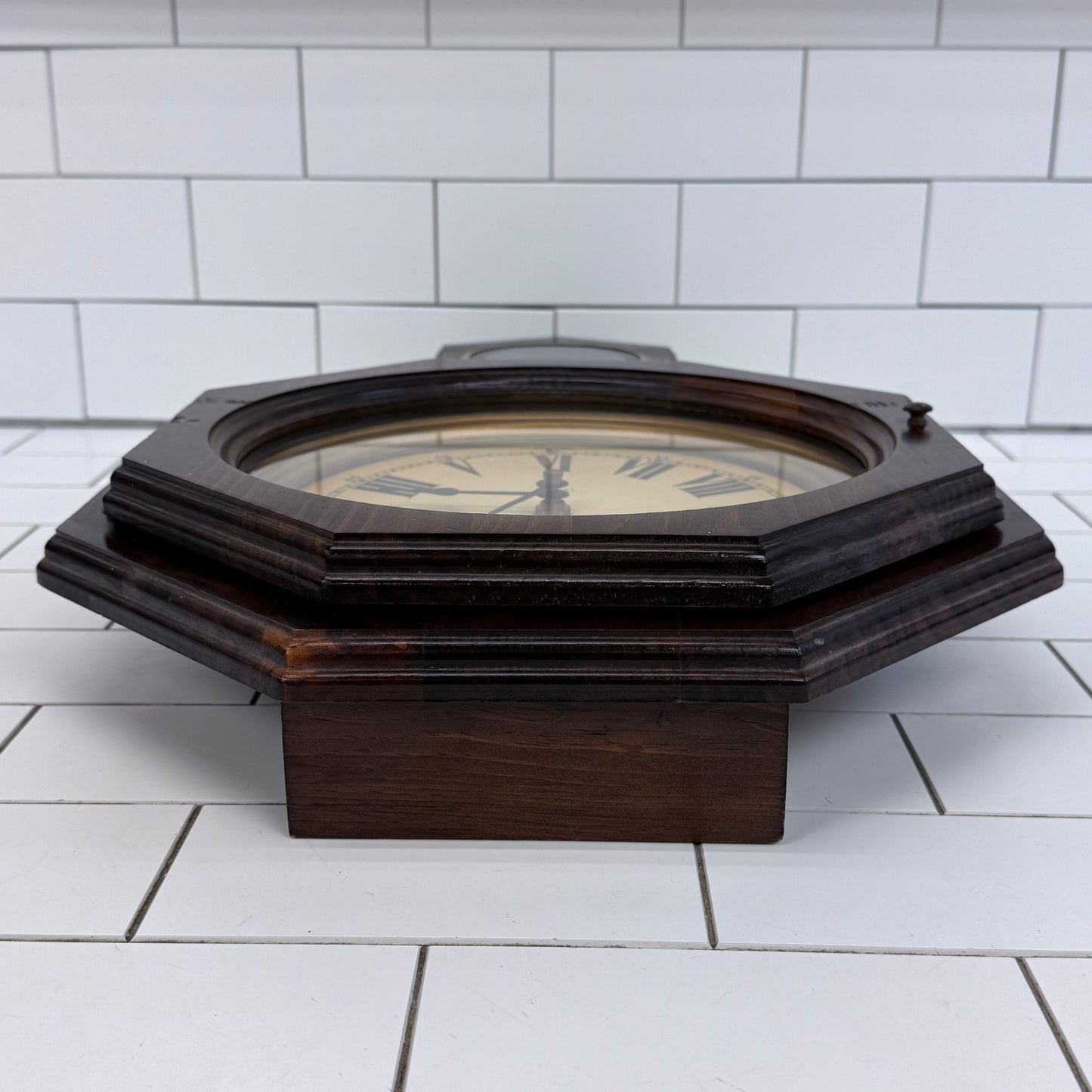 Verichron Quartz Pendulum Regulator Wall Clock