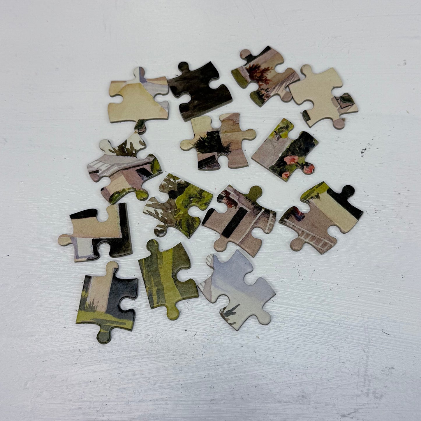 Mary Powell Saltcoat Bermuda 48 Piece Puzzle Box, Complete
