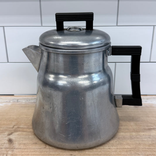 Wear-Ever #3008 Aluminum Coffee Percolator 1950s