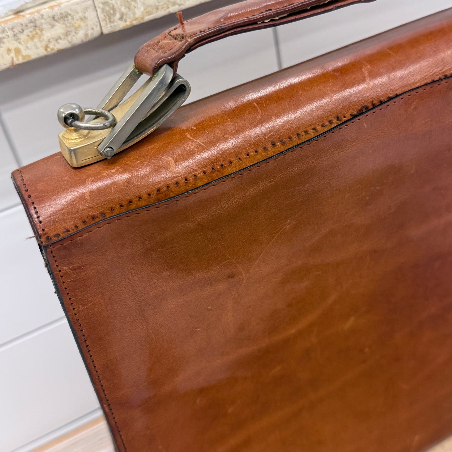 Rare Enzo Parma Italian Leather Satchel