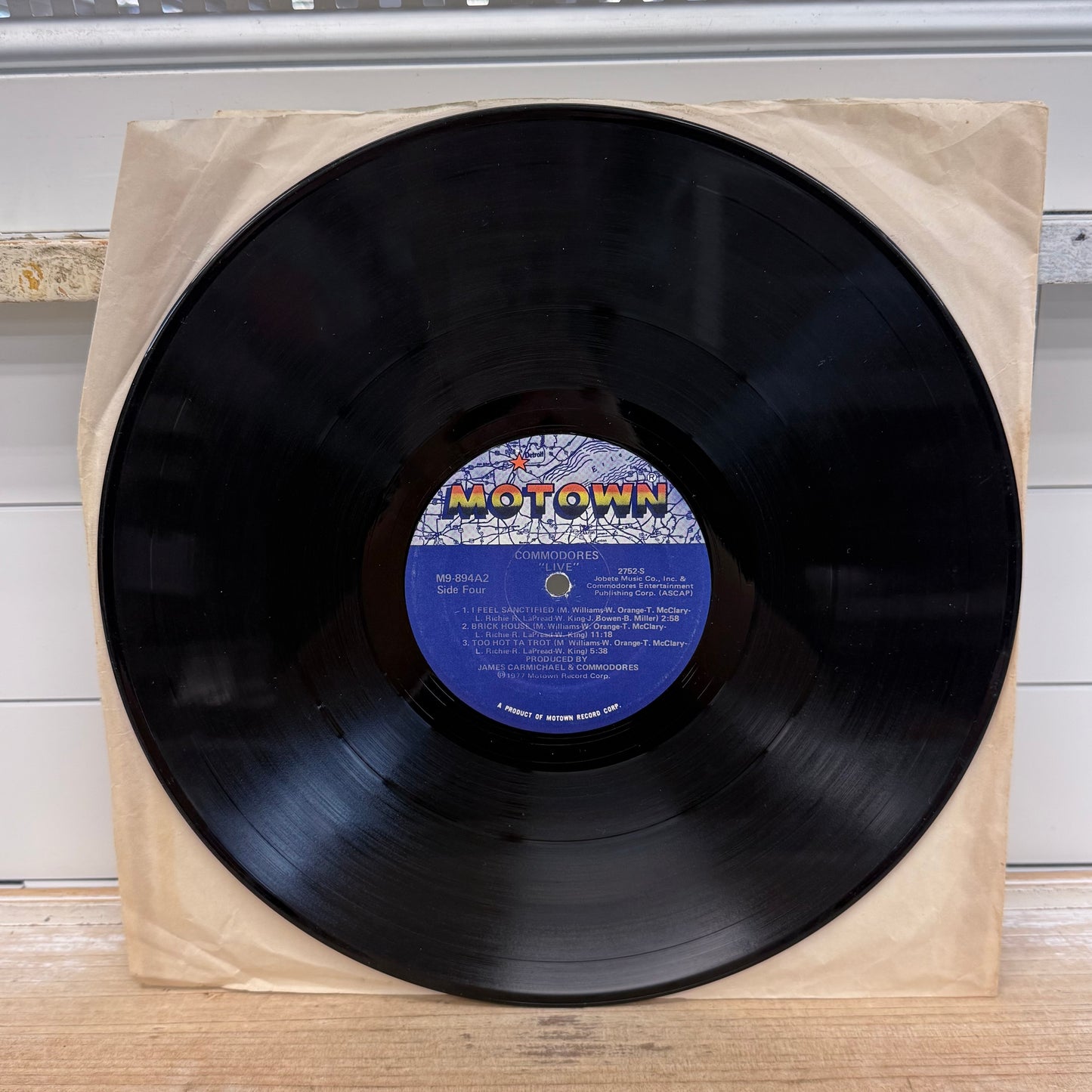 Commodores Live Double Vinyl Record 1977 #M9894A2