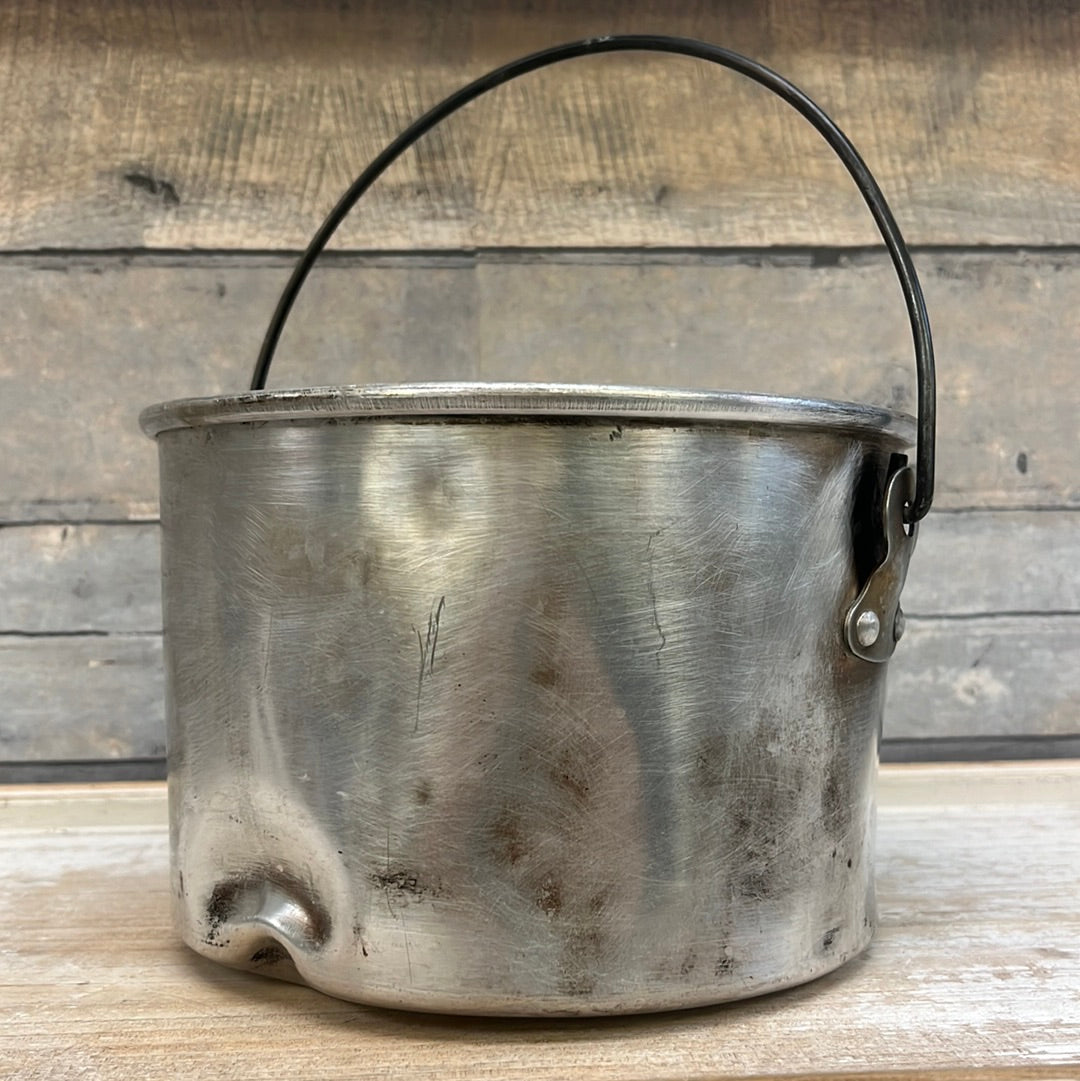 Vintage Aluminum Camping Cookware Selection