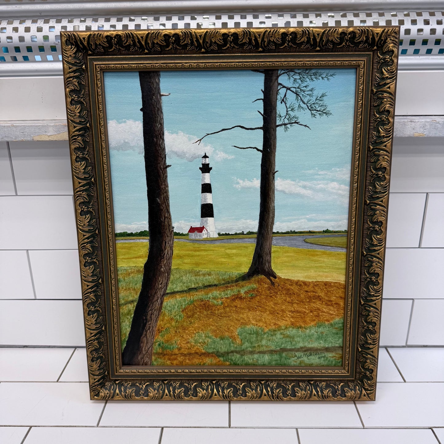 George Makinson Bodie Island Lighthouse Original Painting