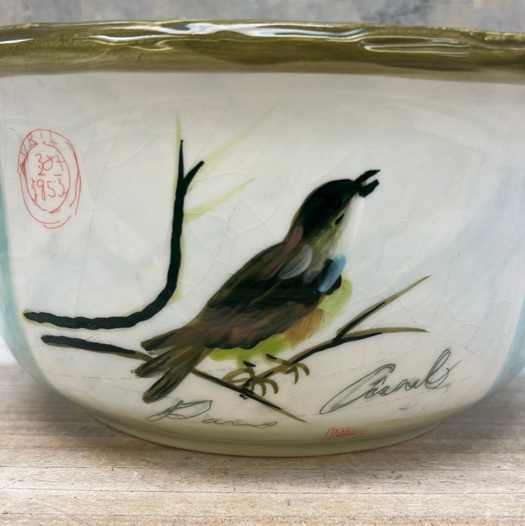 Susan Winget Nature’s Garden Ceramic Bowl