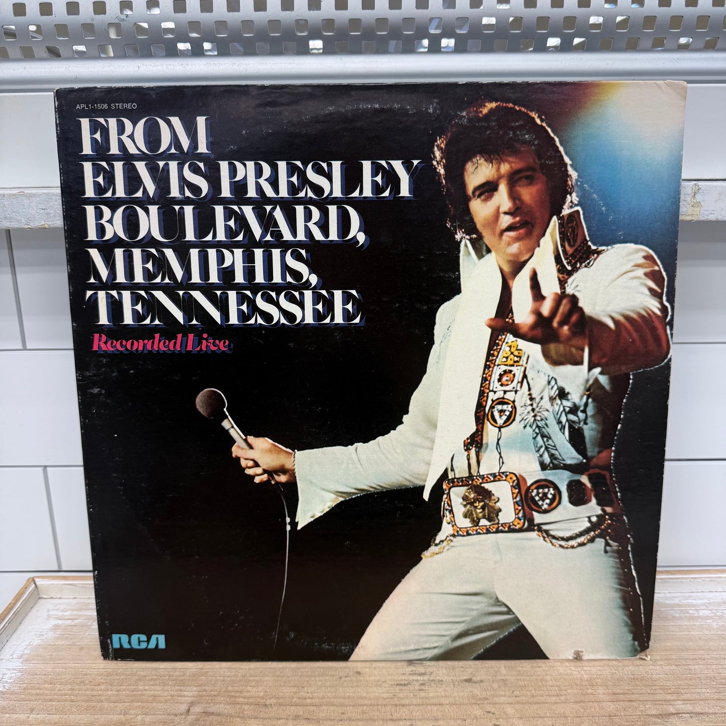 Elvis Presley From Elvis Presley Boulevard Vinyl Record 1976