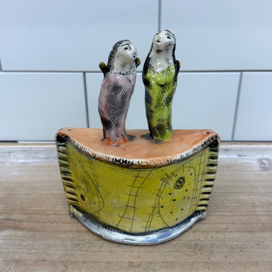 Naïve figural sculpture, Wall Hanging 2010