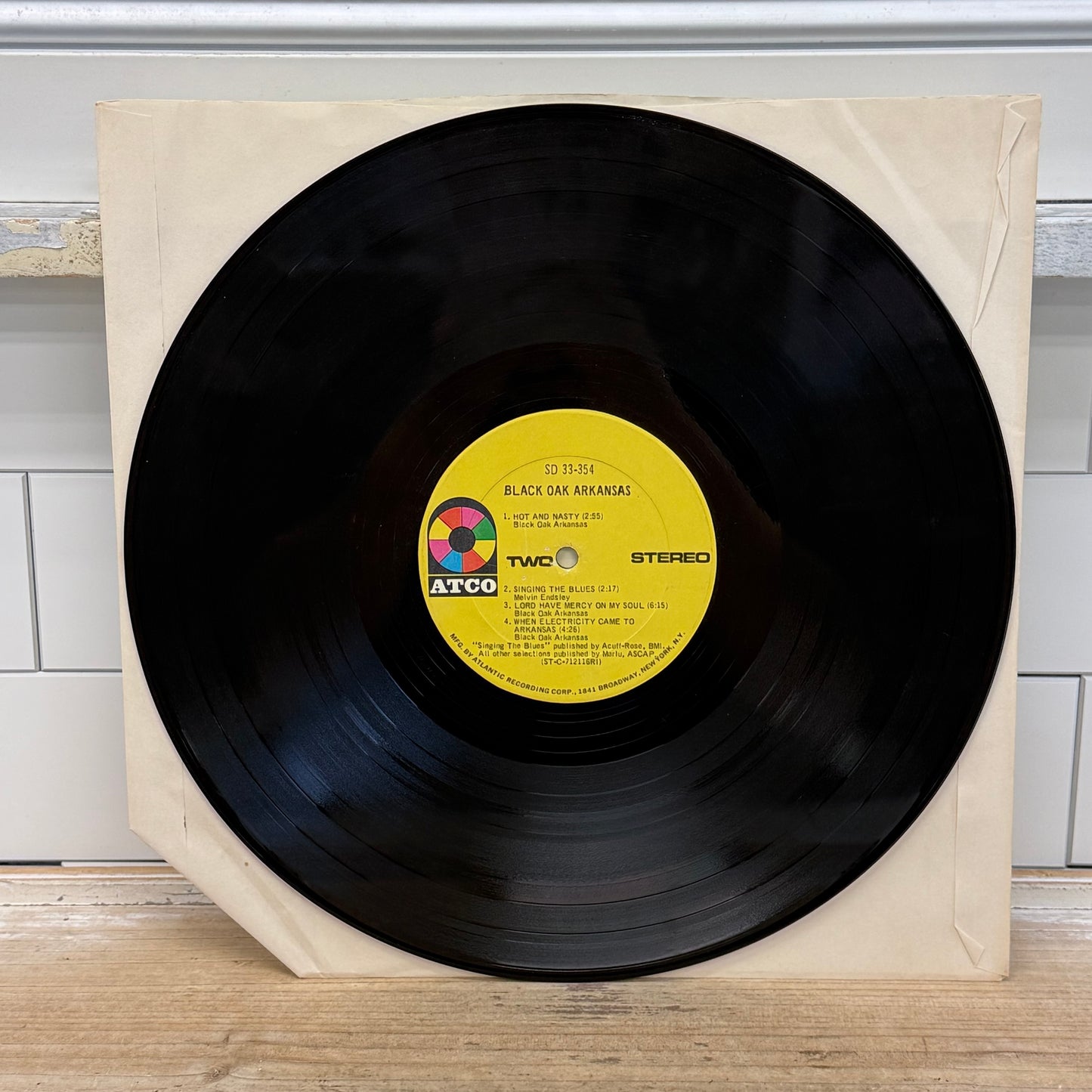 Black Oak Arkansas Self Titled Vinyl Record LP 1971 #SD-33-354